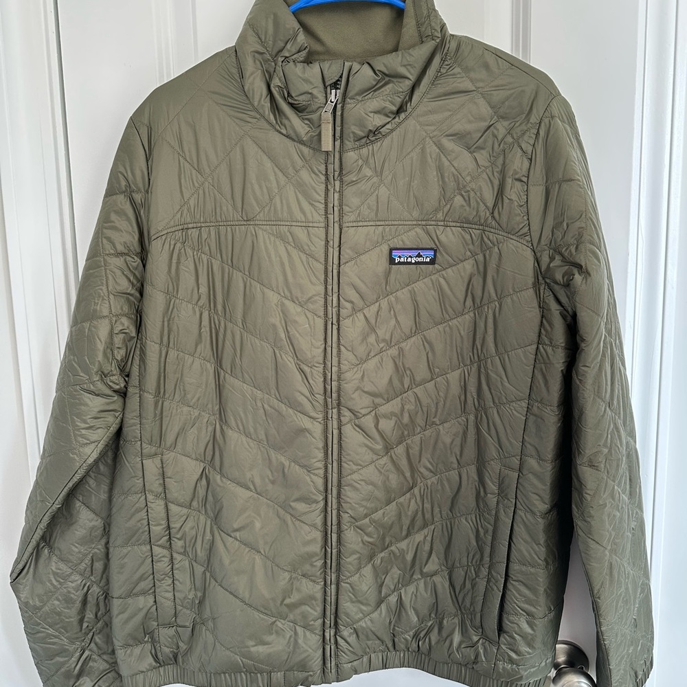 Patagonia Sage Green Quilted Jacket